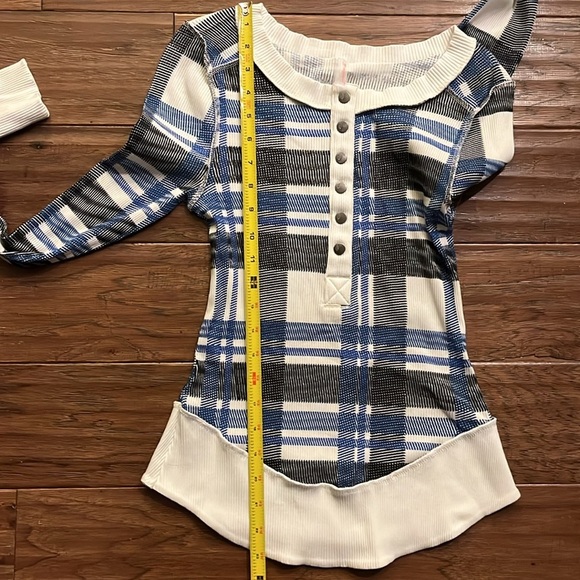 FP Movement by Free People Rally Printed Layer Plaid Shirt Size S - Picture 9 of 10